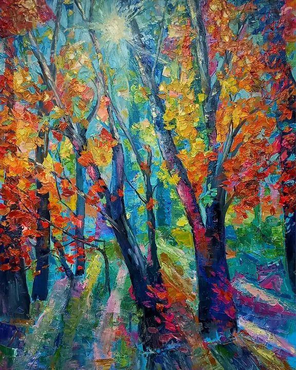 Красота осенних деревьев