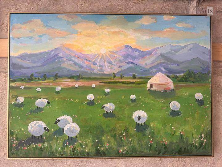 Утро в горах