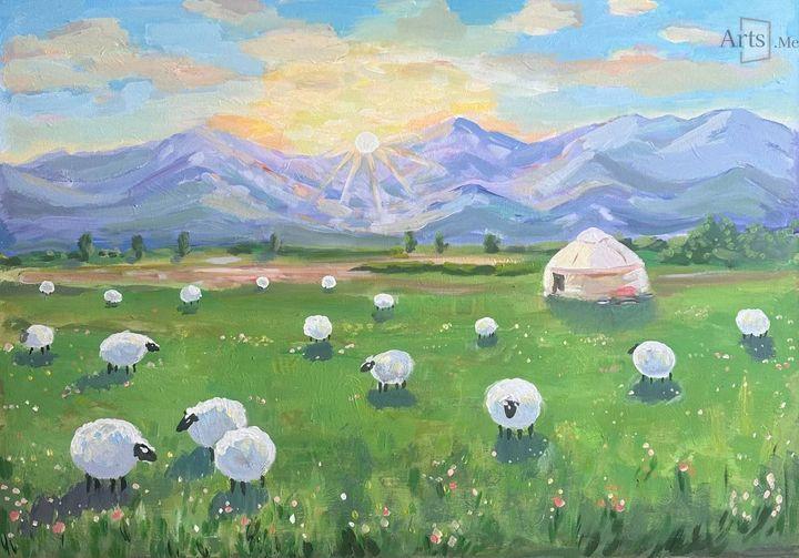 Утро в горах