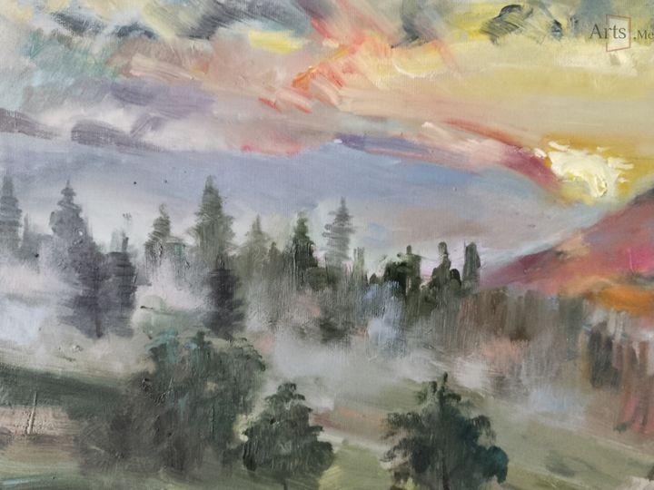 Утро в горах